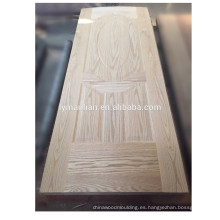 Piel moldeada HDF MDF de chapa de madera para puerta